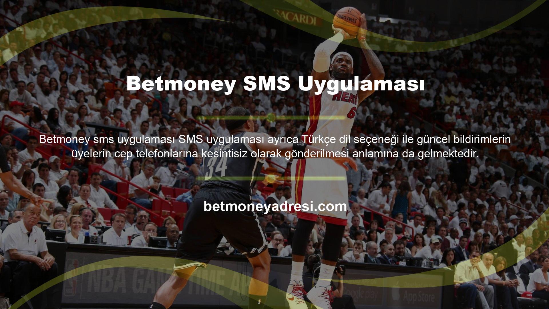 Betmoney SMS Uygulaması