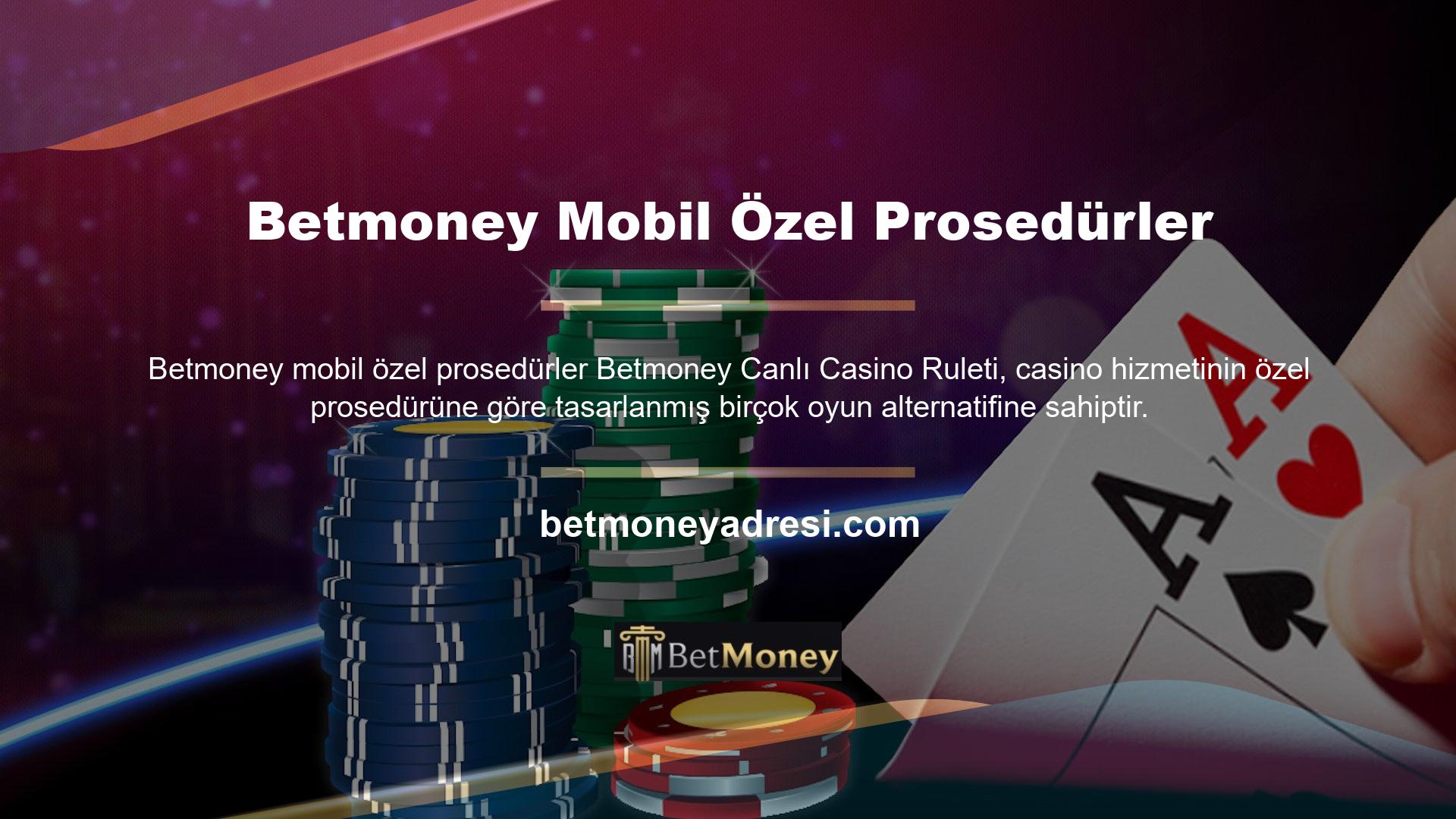 Betmoney mobil Black Jack oyunları önde gelen şirketlerle iş birliği içinde yaratılmaktadır